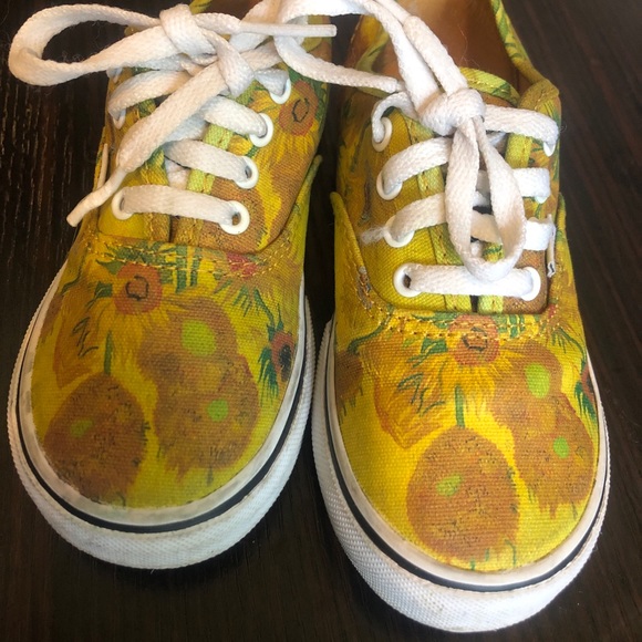 Limited edition Van Gough kids vans. Size 9.5 toddler - Picture 2 of 4